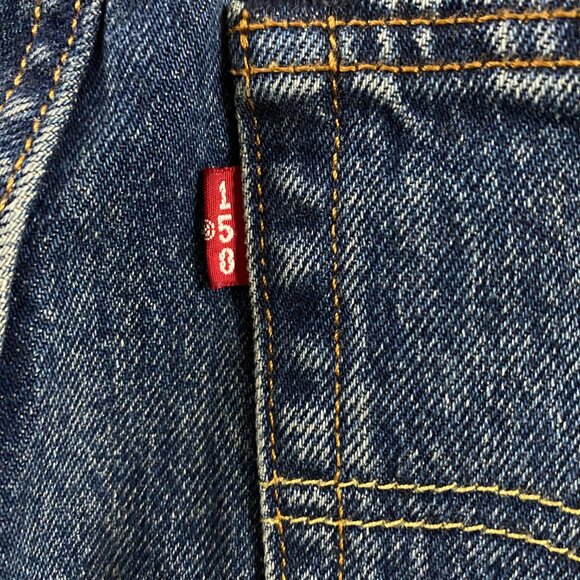 NWT Levi's 501 Jeans 150th Anniversary Women's 24 x 30 Blue Button Fly Red Tab - Picture 5 of 16